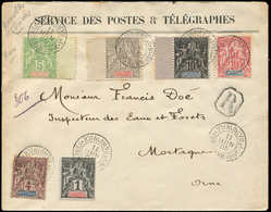 Let NOUVELLE CALEDONIE 41, 43, 45, 59/61 Obl. Càd NELLES HEBRIDES/Pt SANDWICH 11/6/05 S. Env. Rec., Arr. Dans L'Orne Le  - Cartas & Documentos