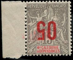 ** NOUVELLE CALEDONIE 105a : 05 S. 15c. Gris, Surcharge RENVERSEE, Bdf, TB. J - Cartas & Documentos