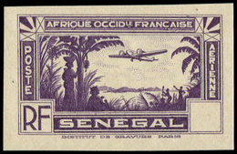 SENEGAL PA : Type A De 1935, Essai En Violet Sans La Valeur, NON DENTELE, TB - Sonstige & Ohne Zuordnung