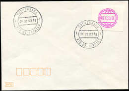 Let BRESIL Timbres De Distributeurs 1 : Expo De Brasilia 1979, 0,50 Obl. COPACABANA 22/9/79 Sur Env., TB - Autres & Non Classés