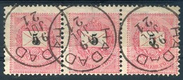 HADAD 5kr Hármas Csík, Szép Bélyegzés  /  5 Kr Triple Line Nice Pmk - Used Stamps