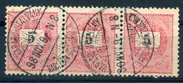 VARASD UTALVÁNY  5Kr Hármas Csík  Szép Bélyegzés  /   POSTAL MONEY ORDER 5 Kr Triple Line Nice Pmk - Used Stamps