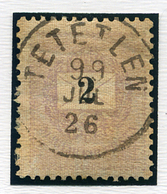 TETÉTLEN 2Kr , Szép Bélyegzés  /  2  Kr Nice Pmk - Used Stamps