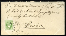 BUDA 1871. Helyi 3Kr-os, Szép Levél (48000)  /  BUDA 1871 Local 3 Kr Nice Letter - Oblitérés