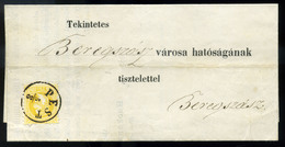 PEST 1867. Heckenast Gusztáv Nyomdász , érdekes 2Kr-ral Postázott Céges Levél Beregszászra Küldve / Gusztáv Heckenast Pr - Usati