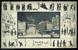 ZÁGRÁB 1910. Régi Képeslap  /  ZAGREB Vintage Pic. P.card - Croazia