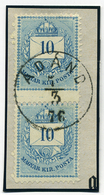 ÁDÁND 10Kr Pár Szép Bélyegzés  /  Pair 10  Kr Nice Pmk - Used Stamps