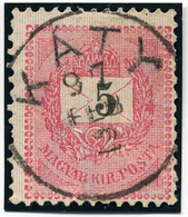 KÁTY 5Kr  Szép  Bélyegzés - Used Stamps
