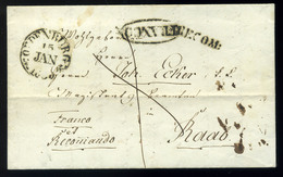 SOPRON 1850.01.15. Ajánlott, Franco Levél, Tartalommal Győrbe Küldve - ...-1867 Prephilately