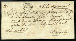 SZÉKESFEHÉRVÁR 1820. Hivatalos, Szép Levél "Alba Regalis" Pozsonyba Küldve - ...-1867 Prephilately