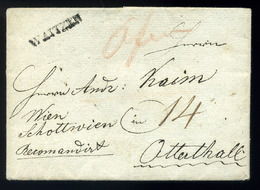 VÁC 1836. Ajánlott, Portós Levél "Waitzen" Otterthal-ba Küldve - ...-1867 Prephilately