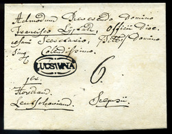 LUCSIVNA 1844. Szép Portós Levél Szepsibe Küldve - ...-1867 Prephilately