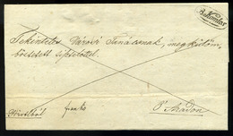 BÁNÁTKOMLÓS 1836. Szép Hivatalos Levél  Aradra Küldve  /  Nice Official Letter To Arad - ...-1867 Préphilatélie