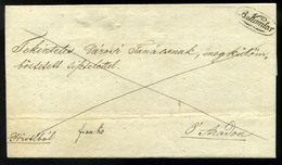 BÁNÁTKOMLÓS 1836. Szép Hivatalos Levél  Aradra Küldve  /  Nice Official Letter To Arad - ...-1867 Prephilately