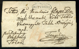PENTERDORF Portós Levél Tengelicre Küldve  /  Nice Unpaid Letter To Tengelic - ...-1867 Préphilatélie