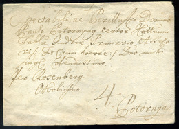 LÉVA 1760. Érdekes Portós Levél, Tartalommal Potornyára Küldve  /  Intr. Unpaid Letter, Cont. To Potornya - ...-1867 Préphilatélie