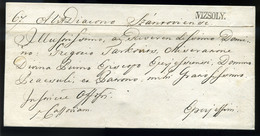 VIZSOLY  Szép Levél Eperjesre Küldve  /  Nice Letter To Eperjes - ...-1867 Préphilatélie