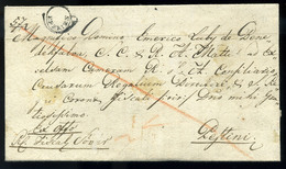 EPERJES 1831. Ex Offo Levél, Tartalommal Postakürtös Bélyegzéssel Pestre Küldve  /  Official Letter Cont. Postal Horn Pm - ...-1867 Préphilatélie