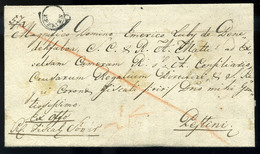 EPERJES 1831. Ex Offo Levél, Tartalommal Postakürtös Bélyegzéssel Pestre Küldve  /  Official Letter Cont. Postal Horn Pm - ...-1867 Prefilatelia