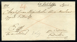 EGER 1809. Dekoratív Ex Offo Levél Göllnitzbányára Küldve  /  Decorative Official Letter To Gölnicbánya - ...-1867 Préphilatélie