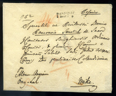 PEST 1828. Portós Levél Mikére Küldve  /  Unpaid Letter To Mike - ...-1867 Prefilatelia