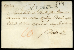 BUDA 1802. Portós Levél "V.F.OFEN" Pozsonyba Küldve  /  Unpaid Letter To Pozsony - ...-1867 Préphilatélie