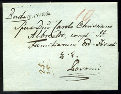 BUDA 1818. Szép Portós Levél, "F.OFEN" Pozsonyba Küldve  /  Nice Unpaid Letter To Pozsony - ...-1867 Prephilately