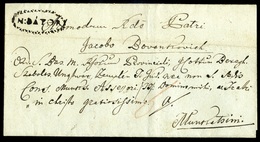 NYÍRBÁTOR 1841. Szép Portós Levél, Tartalommal Munkácsra Küldve  /  Nice Unpaid Letter, Cont. To Munkács - ...-1867 Préphilatélie
