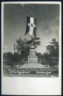 RÁKOSLIGET Országzászló, Régi Képeslap  /  Nat. Flag  Vintage Pic. P.card - Ungarn