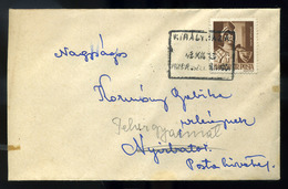 KIRÁLYHÁZA 1943. Levél Nyírbátorba Küldve, Ritka Bélyegzéssel  /  Letter To Nyírbátor Rare Pmk - Covers & Documents