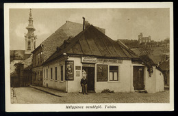 TABÁN Fehérsas Utca, Mélypince Vendéglő, Régi Képeslap  /  Deep Cellar Restaurant  Vintage Pic. P.card - Ungarn