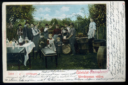 1902. Szüret , Régi Képeslap Felsődobsza  /  Harvest,  Vintage Pic. P.card - Hungary