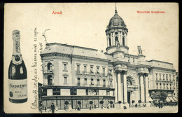 ARAD 1915. Képeslap, Andrényi Pezsgő Reklámmal  /   Vintage Pic. P.card Addrényi Champagne Adv. - Hungría