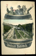 EGER 1916. Régi Képeslap   /   Vintage Pic. P.card - Hongrie
