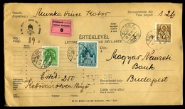 1941-42. 5db Szép Értéklevél , Jó Tétel!  /  5 Nice Money Letter - Storia Postale