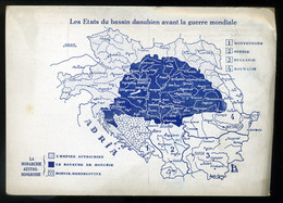IRREDENTA Térképes Képeslap, TRIANON   /  IRREDENTE Map  Vintage Pic. P.card TRIANON - Hongrie
