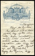 BUDAPEST 1910. Hotel Royal Szálloda, Fejléces  Levél /  Letterhead Letter - Sin Clasificación