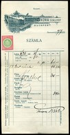 BUDAPEST 1900. Cca. Hotel Pannonia Szálloda  , Fejléces Céges Számla  /   Decorative Letterhead Bill - Non Classés