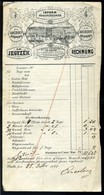 PEST 1847. István Főherceg Hotel Díszes Fejléces , Metszetes  Számlája  /   Decorative Letterhead Bill - Unclassified