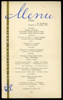 S.S. Kraljica Marija Hajó, Dekoratív Menükártya, 1939.  24*14 Cm  /  MENU CARD SS Kralica Marija Decorative - Menu