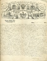 BUDA 1851. J.T. Goldberger Gyár , Dekoratív Metszetes ,fejléces,levél Franz Grünberg Udavari Főpatikus Aláírásával  /  G - Autres & Non Classés