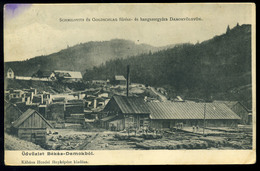 BÉKÁSDAMOK / GYERGYÓBÉKÁS / Bicaz-Chei 1906. Schmilovits és Goldschlag Fűrész és Hangszergyára, Régi Képeslap / BÉKÁSDAM - Ungheria