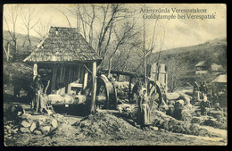 VERESPATAK / Rosia Montana 1916. Aranyzúzda , Régi Képeslap  /  Gold Crusher  Vintage Pic. P.card - Hongrie