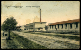 SEPSISZENTGYÖRGY Székely Szövögyár, Régi Képeslap  /  Szekely Weaving Factory  Vintage Pic. P.card - Hungary