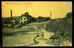 MAROSUJVÁR 1910. Cca. Sóbánya, Régi Képeslap Weisz Lipót  /  Slat Mine  Vintage Pic. P.card - Hongrie