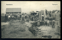 MADÉFALVA /  Siculeni 1918. Téglagyár, Régi Képeslap  /  Brick Factory  Vintage Pic. P.card - Hungary