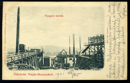 VAJDAHUNYAD 1901. Vasgyár, Régi Képeslap  /  Iron Factory  Vintage Pic. P.card - Hongrie