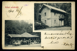 PÁVEL SÓSFÜRDŐ 1907. Gyógyfürdő, Régi Képeslap  /  Health Bath  Vintage Pic. P.card - Hongrie