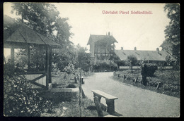 PÁVEL SÓSFÜRDŐ 1910. Gyógyfürdő, Régi Képeslap  /  Health Bath  Vintage Pic. P.card - Hungary