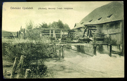 GYALU 1911. Vízimalom Régi Képeslap  /  Water Mill  Vintage Pic. P.card - Hongrie